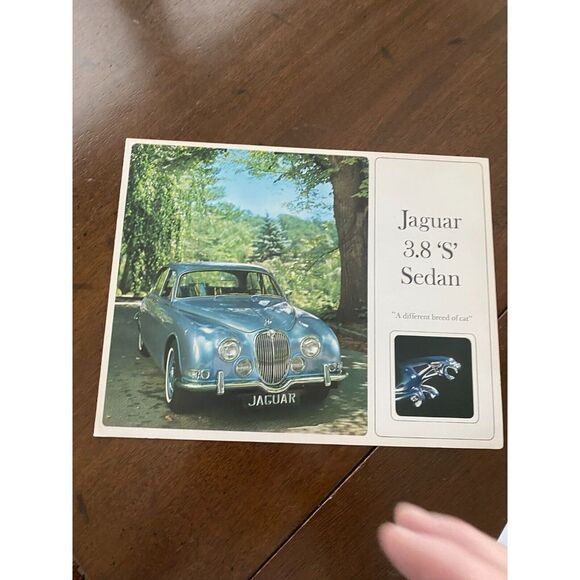 1965 Jaguar 3.8 'S' Sedan Automobile Dealer Sales Brochure Catalog - Vintage - Picture 2 of 5